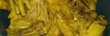 Resep Ayam Ungkep Bumbu Kuning Sederhana