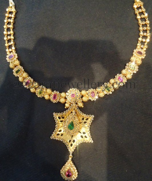 Fancy Necklace with Stones