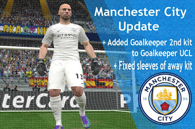 PES 2016 Manchester CIty kit 2016-17 update by Edwin