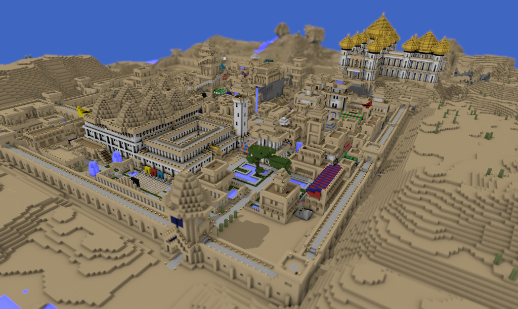 Ville désert minecraft
