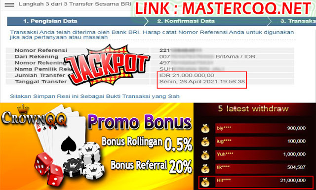 CrownQQ Agen DominoQQ BandarQ dan Domino99 Online Terbesar