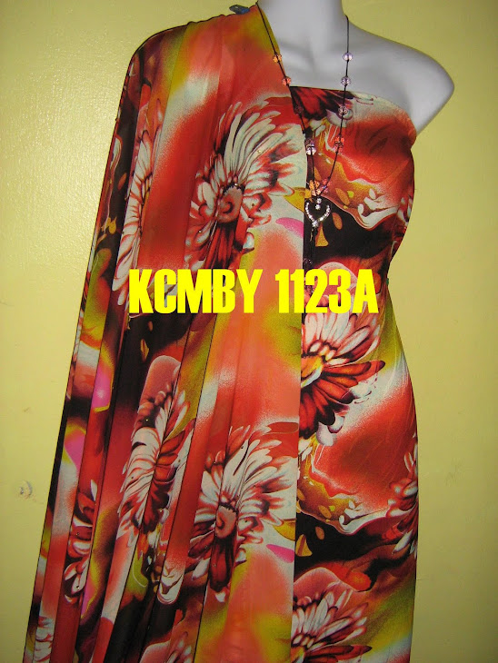 KCMBY 1123A: KOREAN CHIFFON MATCHING BY YNR, 2M+2M, BHG BAJU BERBATU DAN SEDERHANA JARANG