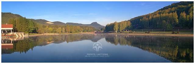 Panorama radkowskiego zalewu