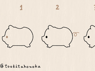 √70以上 手書き 豚 イラス��� 面白い 125847