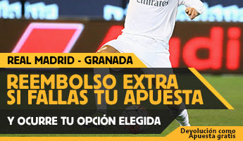 betfair reembolso 25 euros Liga bbva Real Madrid vs Granada 19 septiembre