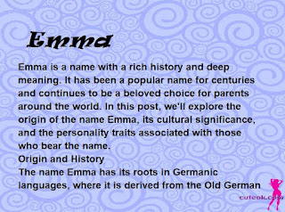 meaning of the name "Emma"