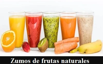 Zumos de frutas naturales