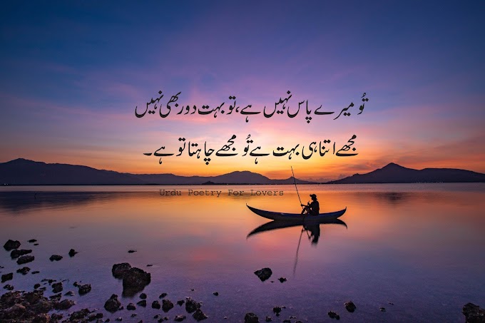 TU MARAY PAS NAHI HAY/Urdu poetry for lovers