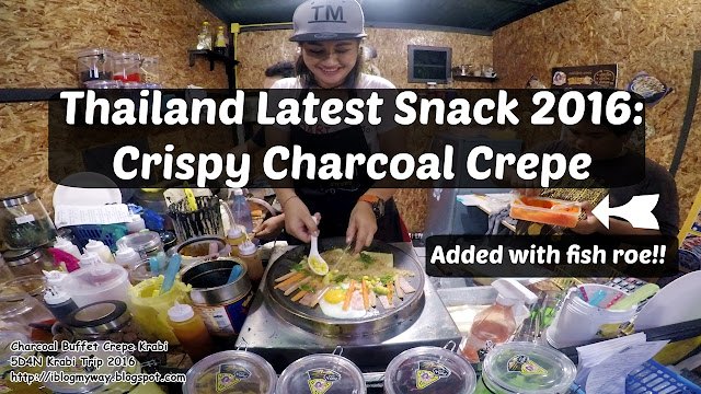 Charcoal Buffet Crepe Krabi @ 5D4N Krabi Trip 2016