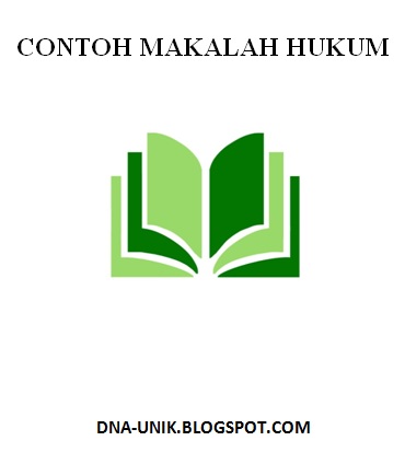 Contoh Makalah Hukum