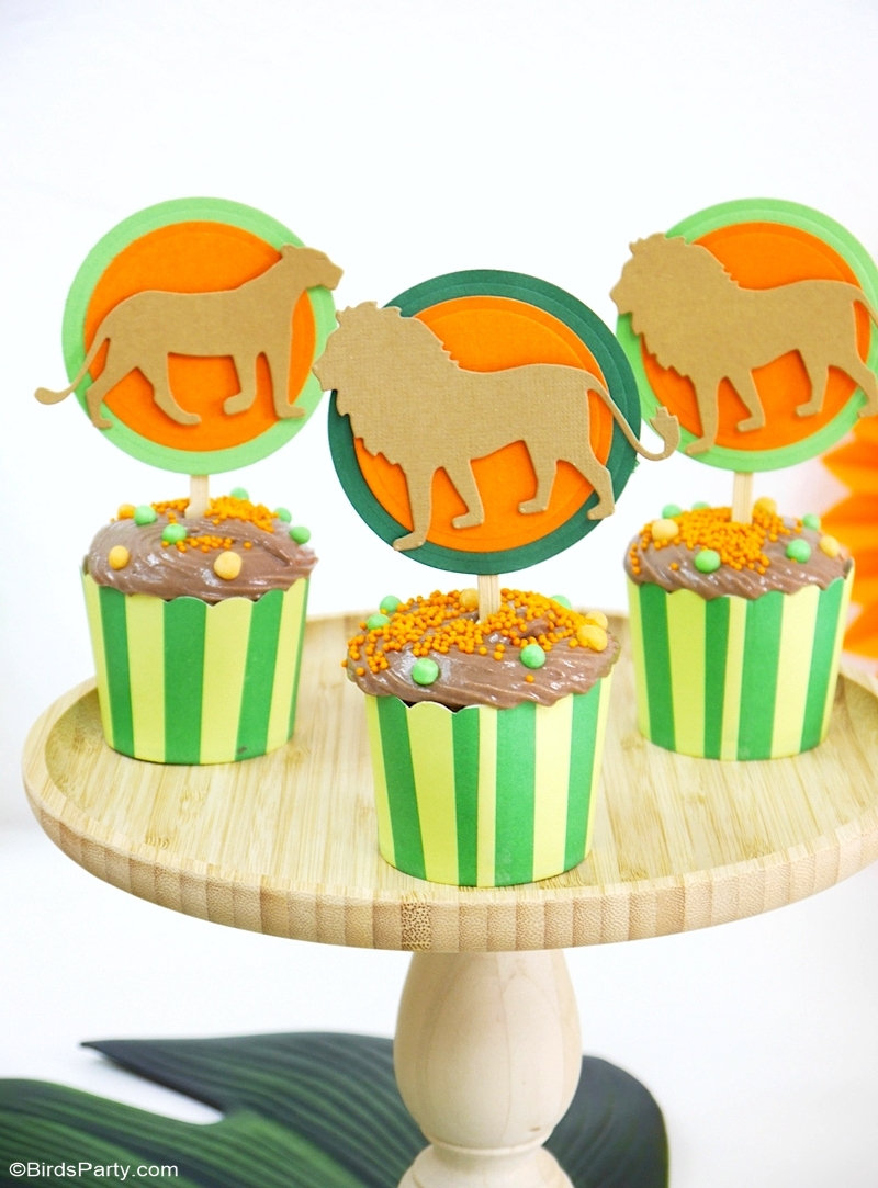 Lion And Jungle Diy Birthday Party Decorations Party Ideas
