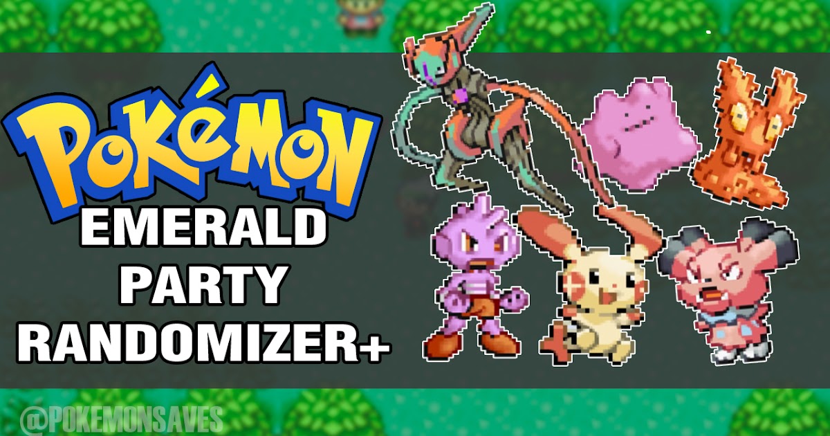 Pokemon Emerald Party Randomizer Plus ~ Pokemon Saves