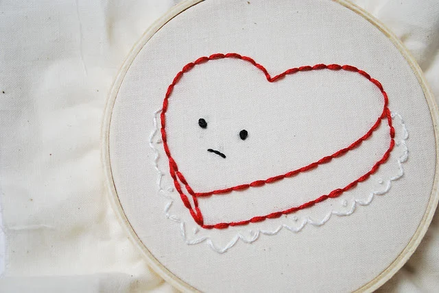 Hearts Day Embroidery Pattern