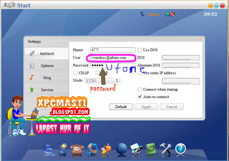 How to Use Free Ptcl Evo Internet In Urdu Tutorial By XPCMasti.blogspot.com