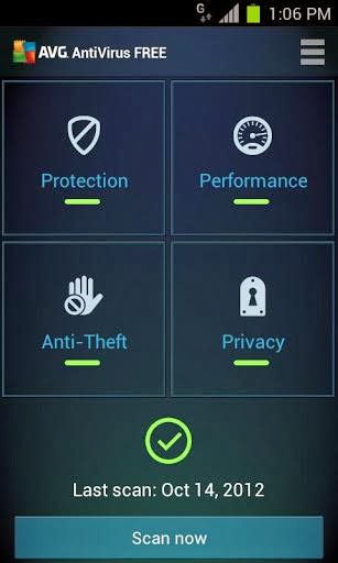 AVG Antivirus Security – Free Android Apps