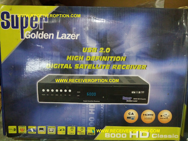 SUPER GOLDEN LAZER 8000 HD CLASSIC RECEIVER DUMP FILE