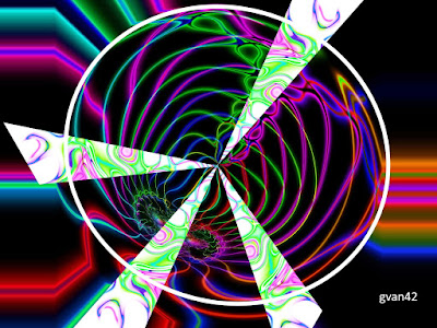 Peace Sign original art by gvan42 - royalty free - Gregory Vanderlaan - psychedelic visions