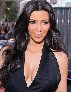 Kim Kardashian Sexy With Black Gown