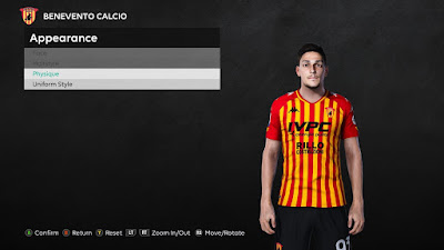 PES 2021 Faces Federico Barba by Unknown Facemaker