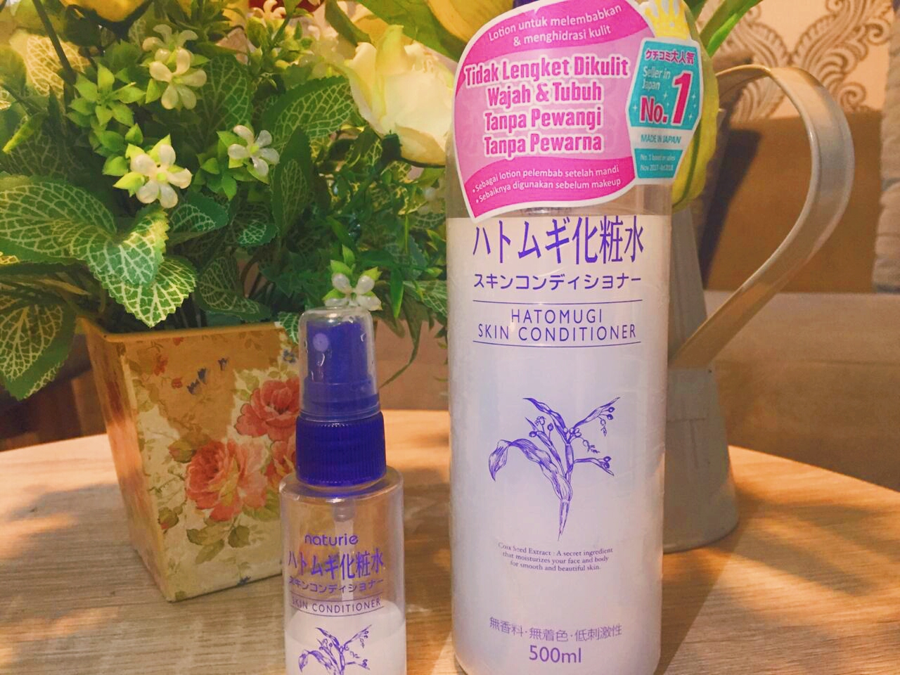 REVIEW Hatomugi Skin Conditioner Produk  Skincare 