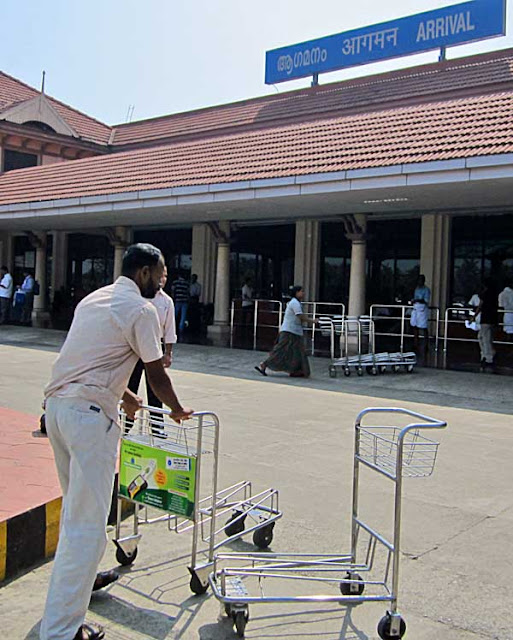 outside Cochin airport