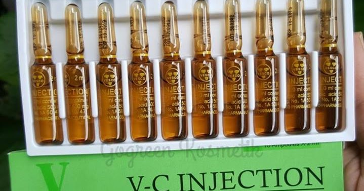VC Injection Obat Untuk Suntik  Putih  Vitamin C aman 100 