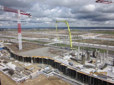 obras Jardín de Europa, Valdebebas