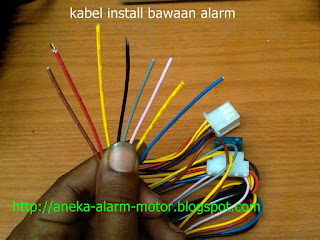 Langkah dan Cara Pasang Alarm Motor System Remote