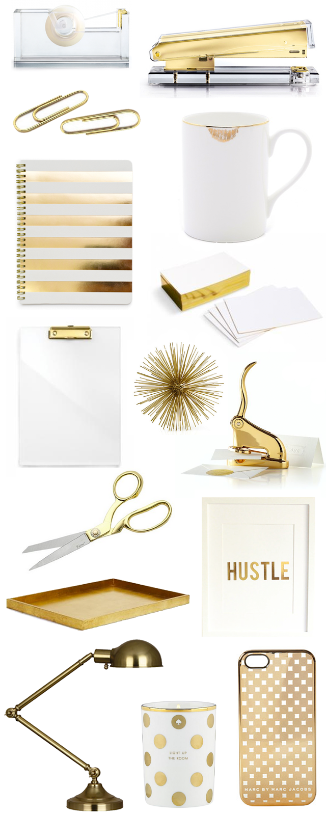 gold+office+accessories
