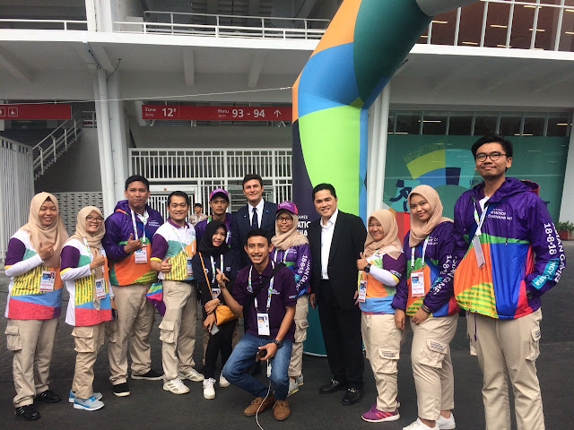 Erick tohir volunteer asian games 2018