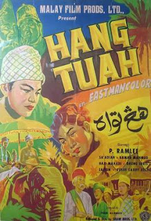 Filem Hang Tuah Lakonan P.Ramlee, kisah hang tuah, hang jebat, hang kasturi, hang lekir, hang lekiu, tun teja, sultan mahmud, melaka, Tuah bunuh Jebat,