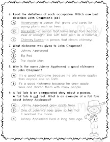 Celebrate Johnny Appleseed’s birthday with a book and a free quiz for your students!  Johnny Appleseed’s birthday is on September 26th.  His birthday aligns with fall harvest time.  In particular, apple picking time!  Apples are what Johnny Appleseed is known for.  As an American frontiersman, he took on the role as a nurseryman.  He planted, grew, and sold apple trees to early American Settlers.  John Chapman was his birth name although people fondly referred to him as “Johnny Appleseed”.