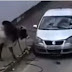 Vídeo: boi desgovernado colide com carro e atinge mulher na Paraíba
