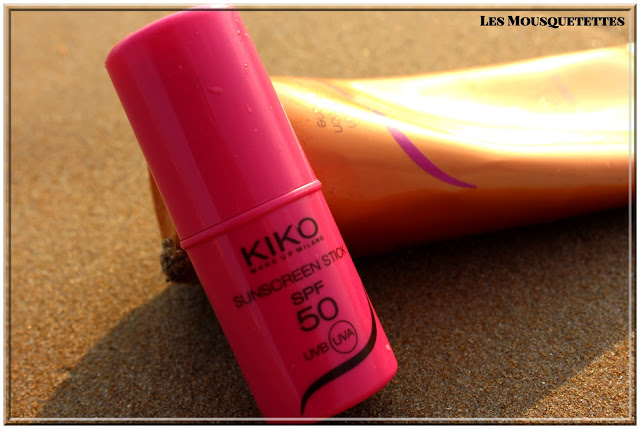 Stick protection solaire SPF 50 KIKO - Les Mousquetettes©