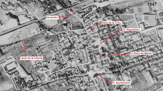 L'Hospitalet-Centre en 1947