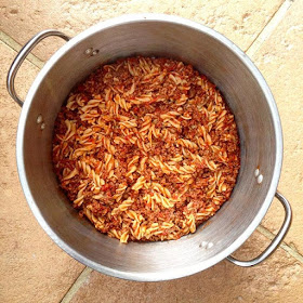 Huge batch of Spaghetti Bolognaise - Dinner Ideas for Youth groups 