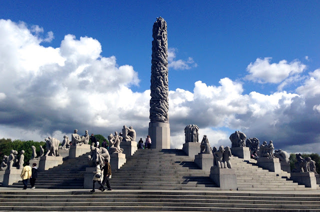 Gustav Vigeland Obelisk in Oslo, Norway