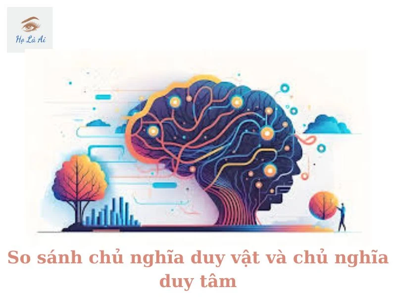 So sánh chủ nghĩa duy vật và chủ nghĩa duy tâm