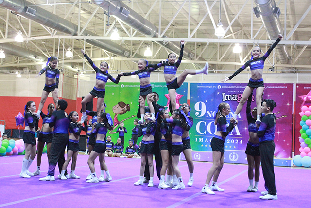Realizan la IX edición de la "Copa Imagym" de gimnasia rítmica y Cheerleading
