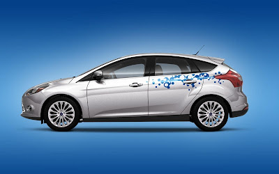 Custom Ford Focus Car Airbrush Artwork 05