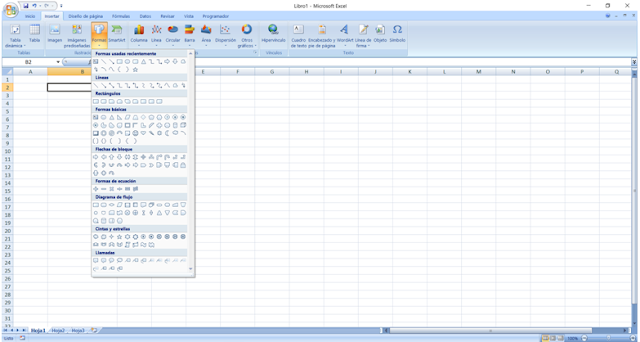 Formas en Excel