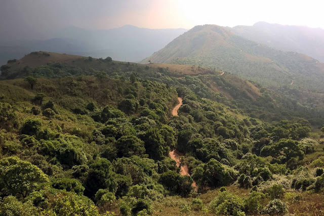 View from the road on Mullayanagiri-Seethalayanagiri stretch
