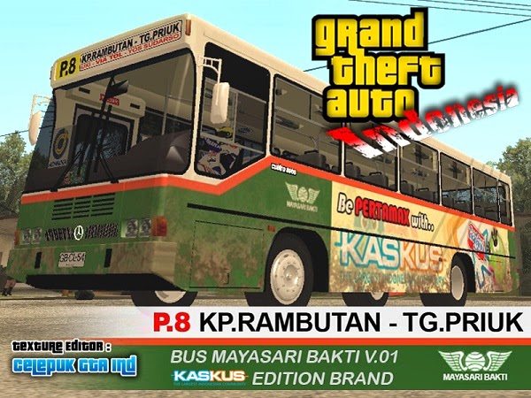 Bus Mayasari Bakti  GTAind  Mod GTA Indonesia