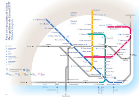 Lisbon metro new map mapa lisboa subway metro map nova