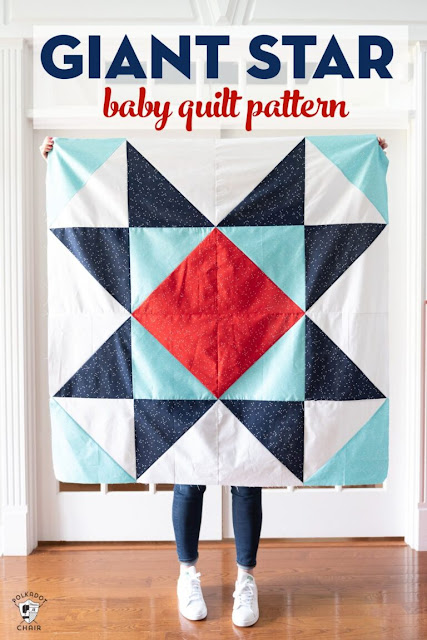 giant star baby quilt pattern