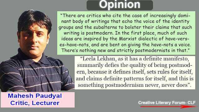 write an essay on postmodernism in nepal
