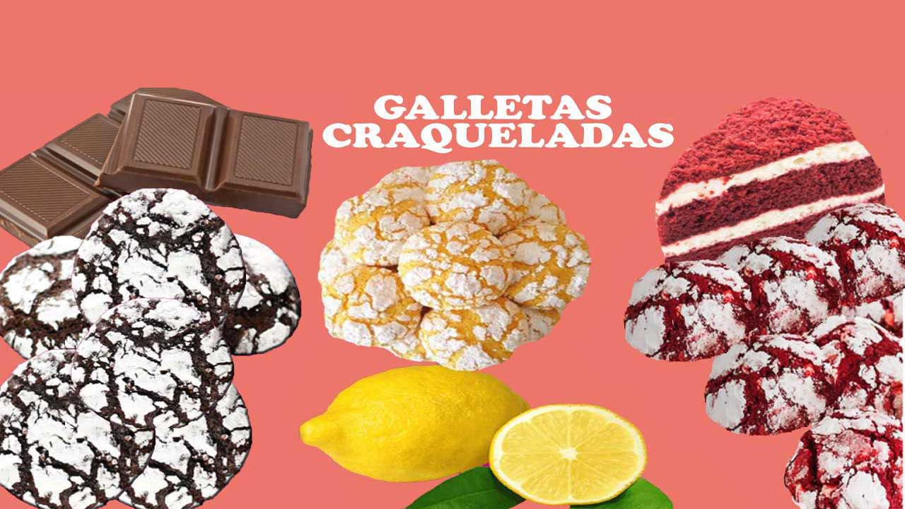 Receta facil galletas craqueladas