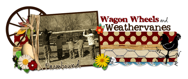 Wagon Wheels and Weather Vanes Blog Design