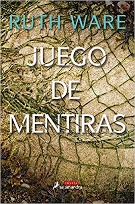 Cubierta de la novela de Ruth Ware, suspense, thriller psicológico