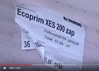 In this video we see the Kabe 36 mm Ecoprim XES 200 zap from Paroc